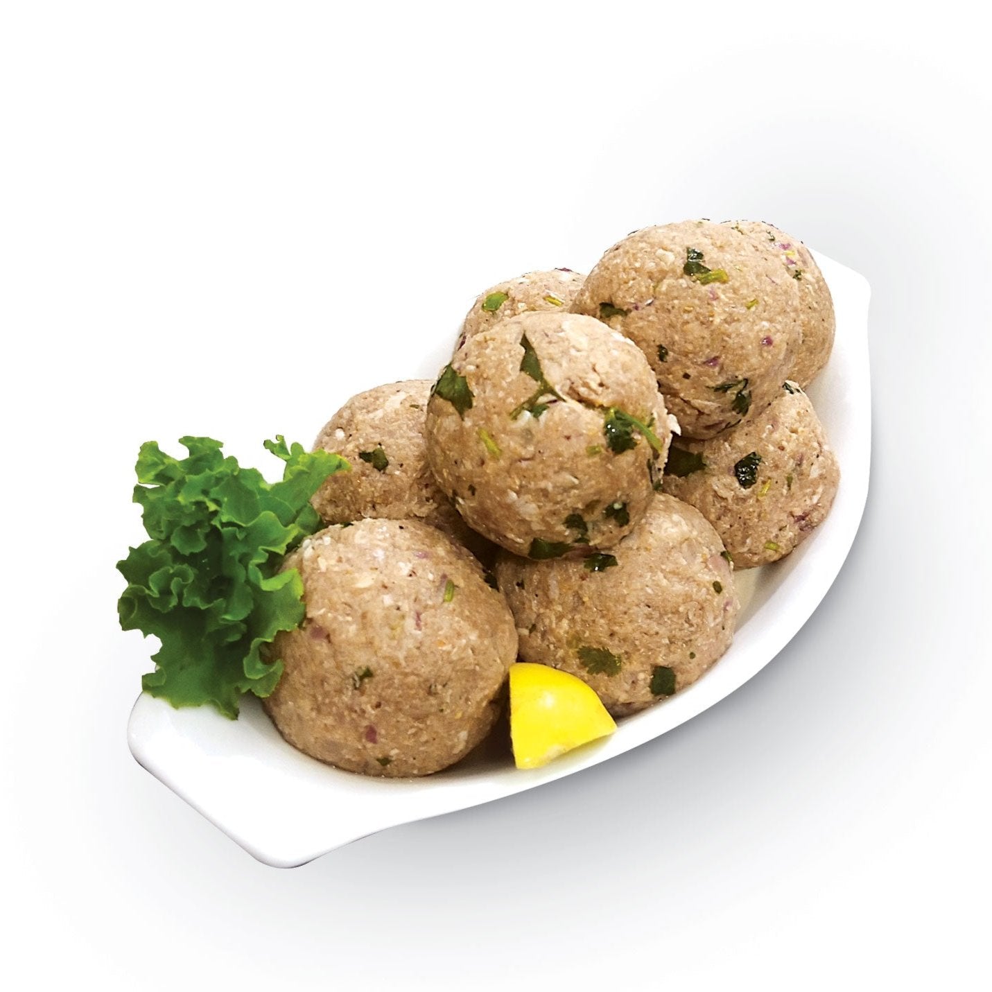 Frozen Chicken Koftay - Traditional, handcrafted chicken koftas made with high-quality ingredients and spices, weighing 60 grams each. Conveniently packed for a homemade taste experience, blending tradition and modern convenience.